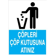 Canis Etiket Çöpleri Çöp Kutusuna Atınız Dekota
