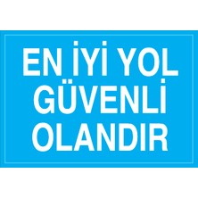 Canis Etiket En Iyi Yol Güvenli Olandır Dekota