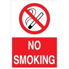 Canis Etiket No Smoking Dekota