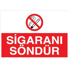 Canis Etiket Sigaranı Söndür Pvc - Leksan