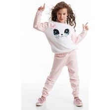 Denokids Baby Cat Kız Çocuk Eşofman Takım