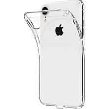 Tekno Grup Apple iPhone XR Silikon Kılıf + Cam Ekran Koruyucu Şeffaf