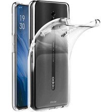 Tekno Grup Oppo Reno 10X Zoom Silikon Kılıf + Cam Ekran Koruyucu Şeffaf