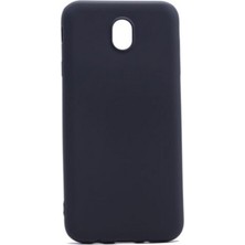 Tekno Grup Samsung Galaxy J7 Pro Mat Premium Silikon Kılıf + Tam Kaplayan 6D Nano Ekran Koruyucu Siyah