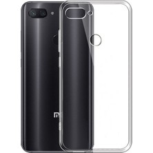 Tekno Grup Xiaomi Mi 8 Lite Silikon Kılıf + Tam Kaplayan 6D Nano Ekran Koruyucu Şeffaf