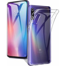 Tekno Grup Xiaomi Mi 9 Silikon Kılıf + Tam Kaplayan 6D Nano Ekran Koruyucu Şeffaf