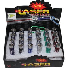 Italyano Mini El Feneri Lazer ve Anahtarlık 12Lİ Set