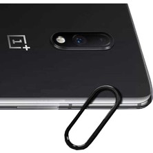 Microcase Oneplus 7 Kamera Lens Koruma Halkası Açık Tasarım Siyah