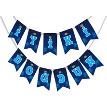 Kikajoy Kral Şakir Uzayda Iyi Ki Doğdun Harf Afiş