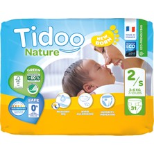 Tidoo  Hipoalerjenik-Ekolojik Bebek Bezi No:2 Mini Single 3-6 kg