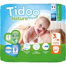 Tidoo Hipoalerjenik-Ekolojik Bebek Bezi No:3 Midi Single 4-9 kg