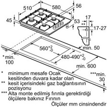 Profilo OB36P5B80D Inox Ankastre Ocak