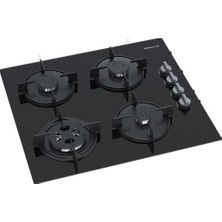 Profilo OO36H6B10L Wok Gözlü Siyah Ankastre Ocak
