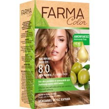 Farmasi Farmacolor Saç Boyası 8.0 Açık Kumral