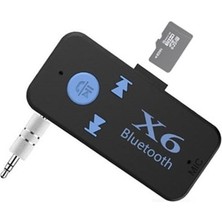 GOMAX X6 Hafıza Kart Girişli Bluetooth Aux Araç Kiti