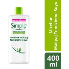 Simple Kind To Skin Micellar Makyaj Temizleme Suyu Yüz Göz Ve Dudaklar İçin 400 ml