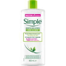 Simple Kind To Skin Hassas Ciltlere Uygun Sert Kimyasal İçermeyen Micellar Makyaj Temizleme Suyu 400 ML