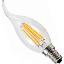 Osaka Light Fled 015 4W E14 LED Flamanlı Kıvrık LED Ampul Günışığı