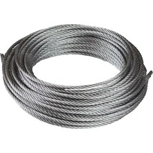 Peronline 6 mm 6 x 12 + 7 Galvanizli Gergi Halatı 20 m