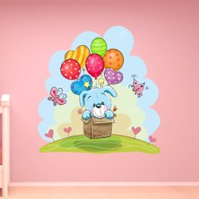 Tilki Dünyası Sevimli Yavru Köpek Dekoratif Çocuk Odası Duvar Sticker