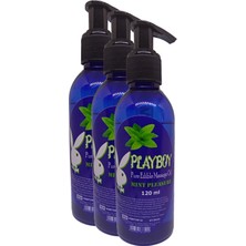 Playboy Pure Edible  Aromalı Masaj Yağı 120 ml x 3