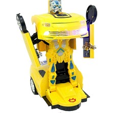 Can Oyuncak Pilli Kendi Dönüşen Transformers Bumblebee Oyuncak