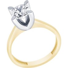 Diamond Line-Gülaylar  14 Ayar Tektaş Yüzük