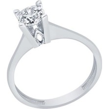 Diamond Line-Gülaylar  14 Ayar Tektaş Yüzük