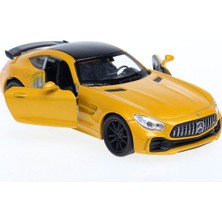 Welly 1:34 Mercedes Amg Gt-R Diecast Model Araba -Sarı