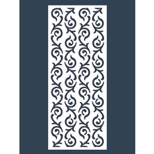 Liar Ahşap Seperatör (Paravan) - KSP-07 - (10 mm) - (69 cm x 139 cm) - (Beyaz)