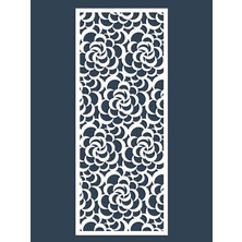 Liar Ahşap Seperatör (Paravan) - KSP-22 - (10 mm) - (69 cm x 139 cm) - (Beyaz)