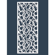 Liar Ahşap Seperatör (Paravan) - KSP-31 - (10 mm) - (69 cm x 139 cm) - (Beyaz)