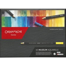 Caran d'Ache Museum Aquarelle - 40 Renkli Standart Set