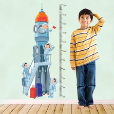 Kt Decoration Sevimli Astronotlar Ile Uzay Seyahati Boy Ölçer
