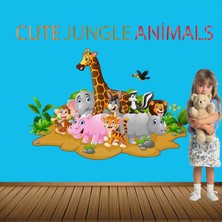 Kt Decoration Orman Hayvanları Serisi Çocuk Odası Duvar Sticker