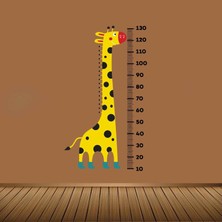 Kt Decoration Patikli Zürafa Boy Ölçer Gelişim Tablosu Sticker