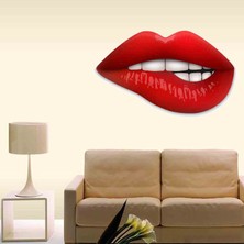 Kt Decoration Lip Modern Duvar Sticker