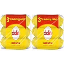 Dalin Bebe Islak Mendil 168 Yaprak 6 Paket