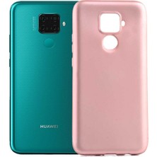 Tekno Grup Huawei Mate 30 Lite Kılıf Mat Premium Silikon Kılıf - Rose