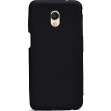 Tekno Grup Meizu M6 Kılıf Mat Premium Silikon Kılıf - Siyah + Cam Ekran Koruyucu