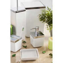 Primanova Toskana 5'li Banyo Seti Beyaz