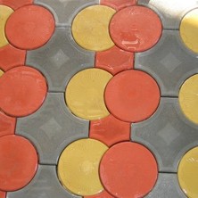 Sun Pigments Dekoratif Plastik Yer Döşeme Parke Taşı Kalıbı Deniz Yıldızı 45 cm 10'lu