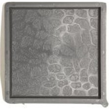 Sun Pigments Dekoratif Plastik Yer Karo Taşı Kalıbı Tretuar Damla 25 cm 10'lu