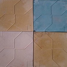 Sun Pigments Dekoratif Plastik Yer Karo Taşı Kalıbı Tretuar Fantazi 3 cm 10'lu