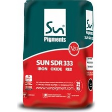 Sun Pigments Demir Oksit Sun Sdr 333 Kırmızı 25 kg