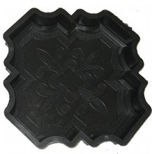 Sun Pigments Dekoratif Plastik Yer Döşeme Parke Taşı Kalıbı Büyük Orkide 45 cm 10'lu