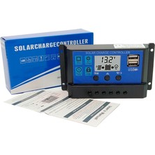 Schulzz PWM Güneş Paneli Solar Şarj Kontrol Cihazı Regülatörü 30A