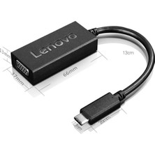 Lenovo USBC To VGA Çevirici Adaptör 4X90M42956