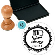 Baskı Life Kişiye Özel Kitap Damgası Kitap Mührü Kaşe Kitap Mühür Özel Damga 46