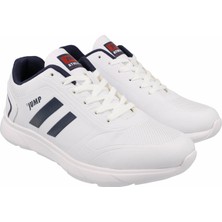 Jump Beyaz Erkek Günlük Ayakkabı 24068-C-White-Navy-Red
